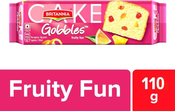 BRITANNIA Gobbles Bar Fruity Fun Cake