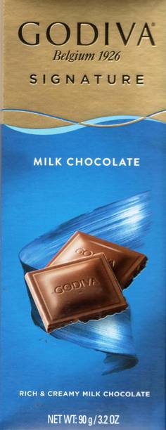 Godiva SIGNATURE MILK CHOCOLATE IMPORTED 90G Bars