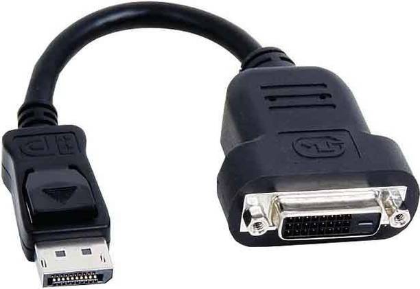 ULTRABYTES DVI Cable 0.2 m DisplayPort to Single-Link DVI-D Monitor Adapter DP Male TO DVI Female