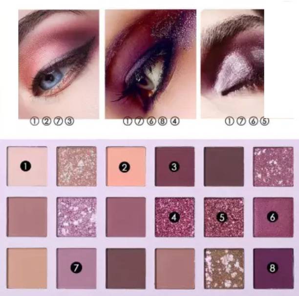 Jolli Huda Professional Beauty NUDE ORIGINAL EDITION EYESHADOW PALETTE 18ML(MULTICOLOR) 18 ml