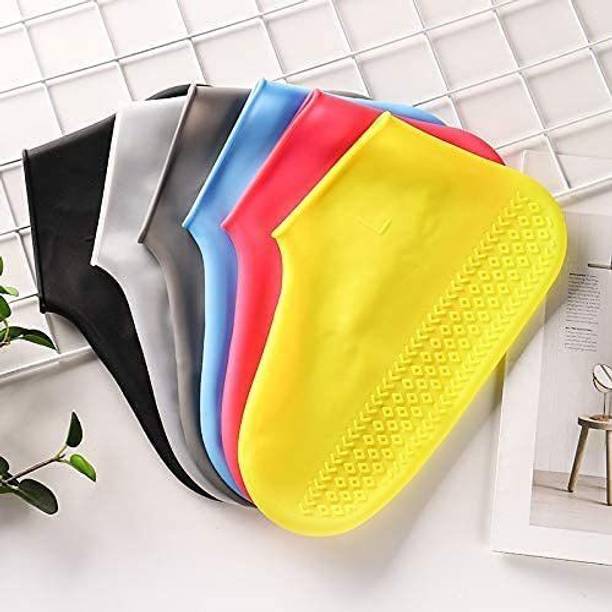 THEBESTMULTIPLE Reusable Silicon Shoe Cover RAIN SPECIAL for Rain,Anti Skid Waterproof Silicone Multicolour Boots Shoe Cover