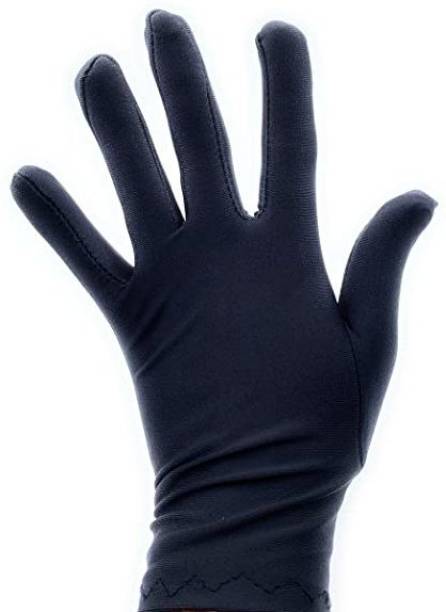 Erasio Microfiber Lint Free Gloves 1 Pair Black for Quality Check Scratch-Free Handling