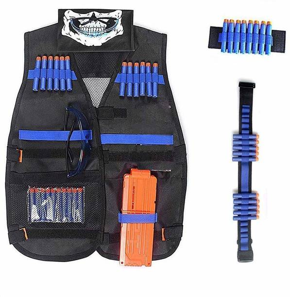 HASTHIP Tactical Vest Kit Compatible with Nerf Guns N-Strike Elite Series