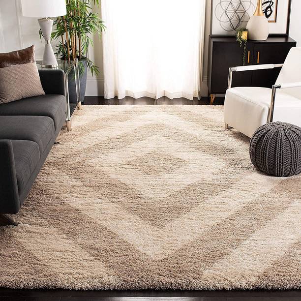 RM Handloom 6 ft  X 2 ft Polyester Carpet