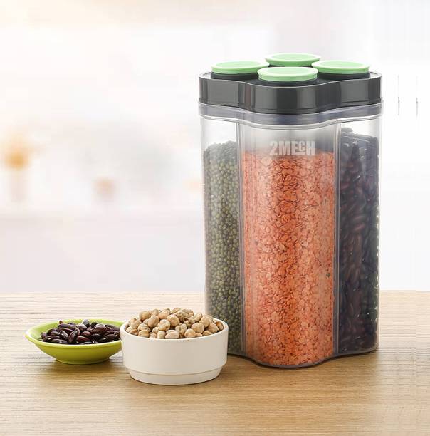 2Mech container kitchen items plastic storage box for kitchen combo pack  - 2500 ml