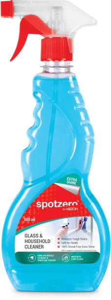 Spotzero by Milton Glass Cleaner, 500 ml | Remove tough Stains | Safe on Hands | Liquid Spray