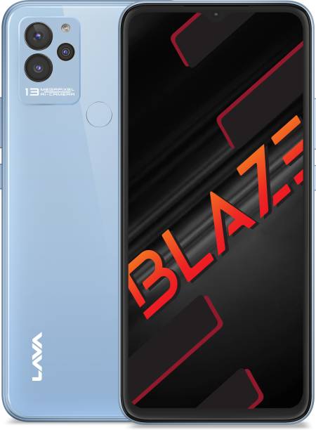 LAVA Blaze (Glass Blue, 64 GB)