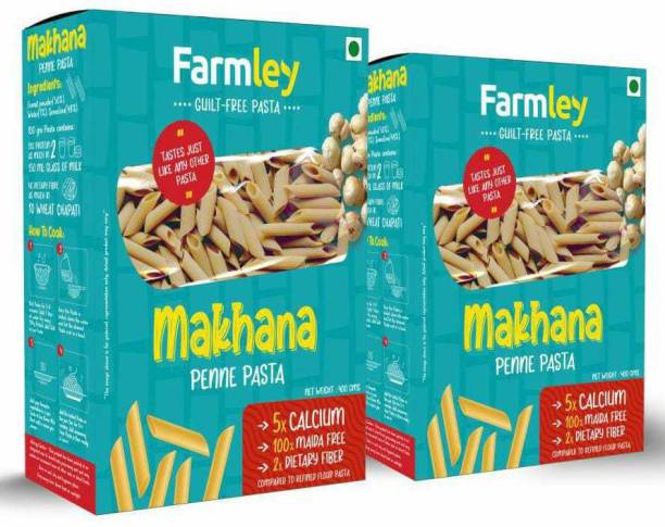 Farmley Makhana Penne Pasta, 100% Maida Free, Vegan Penne Pasta