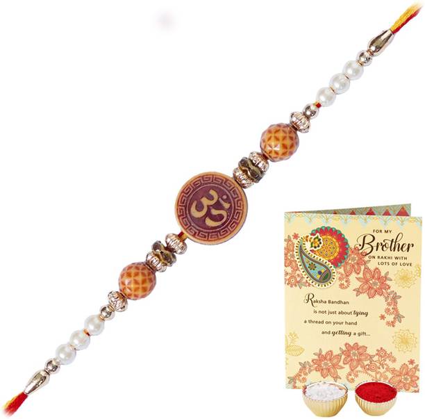 ARCHIES Designer RAKHI 11_RC_CARD Assorted Rakhi, Chawal Roli Pack, Greeting Card  Set