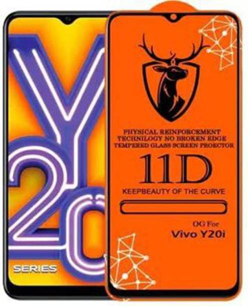 GORILLA Extra Strong Premium Edge To Edge Tempered Glass for Vivo Y20i