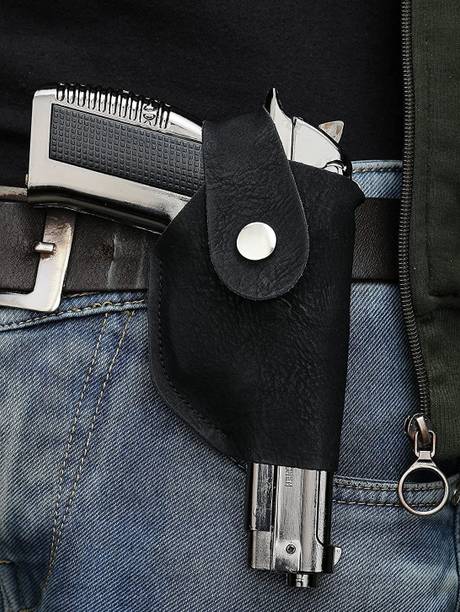 Orelius Fire Pocket Size Real Look Wise Gun Reloaded Pull Back Jet Flame Gun Lighter | ORIGINAL GUN LOOK Back Reloded Gun And Lighter|Reffilable Butane Gas System clr Pocket Lighter
