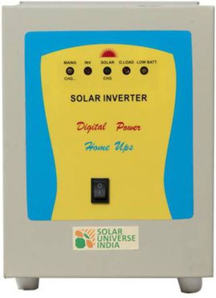 SOLAR UNIVERSE INDIA SUI-Raj SPV DC to AC Converter - 200W/12V + 7W DC Tube Battery Less Solar Inverter for running AC 220V loads from Solar Panels directly Pure Sine Wave Inverter