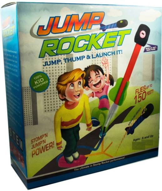 JMdSports Jump Rocket Stomp Launcher and 3 Foam Tipped ...