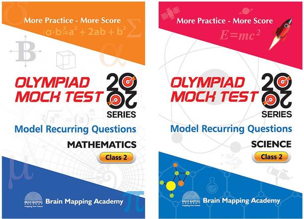 COMBO PACK: OLYMPIAD MOCK TEST 20-20 - Mathematics & Science For CLASS 2 [Set Of 2 Books]