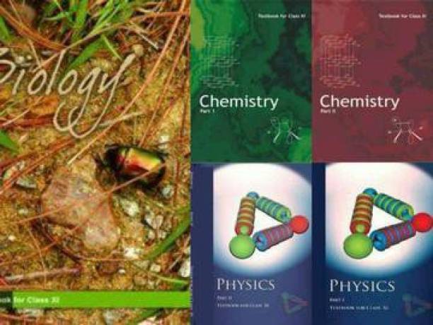 NCERT Class 11 (PCB) NCERT 2023-2024. Book Set. Set Of 5 Books. Physics Part 1 & 2, Chemistry Part 1 & 2 And Biology English Medium