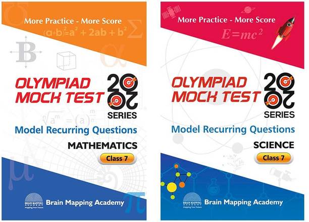 COMBO PACK: OLYMPIAD MOCK TEST 20-20 - Mathematics & Science For CLASS 7 [Set Of 2 Books]