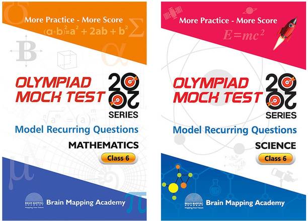 COMBO PACK: OLYMPIAD MOCK TEST 20-20 - Mathematics & Science For CLASS 6 [Set Of 2 Books]