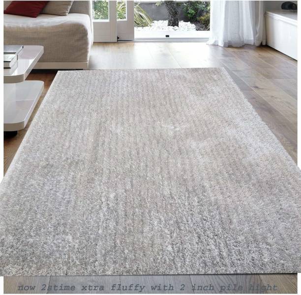 BhCarpet Grey Polyester Carpet