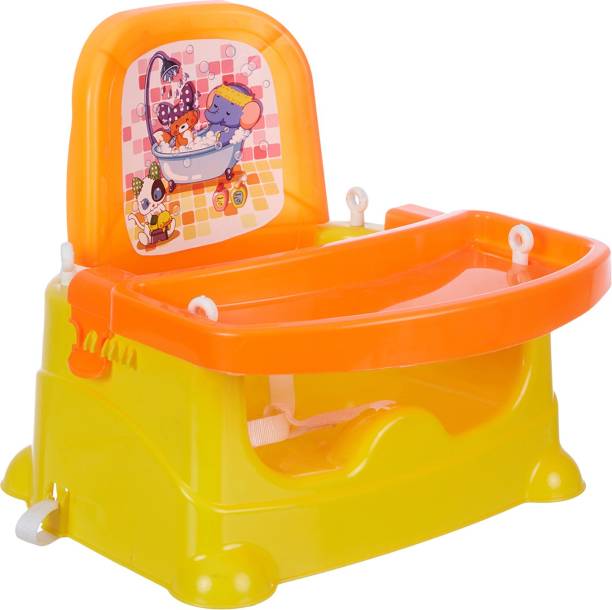 NHR Feeding Chair, Baby high Chair, Baby high Chair, Car Seat (Orange)