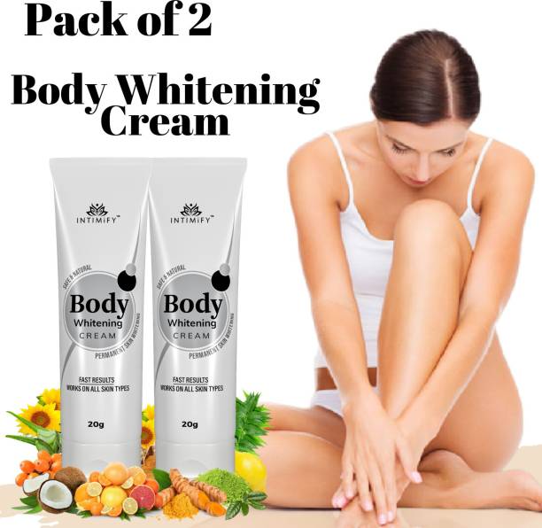 INTIMIFY Body Whitening Cream Body gora hone or karne ki cream for Women Men Pack of 2