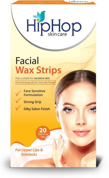 HipHop Skincare Skincare Facial Wax Strips with Argan Oil for Sensitive Skin Strips