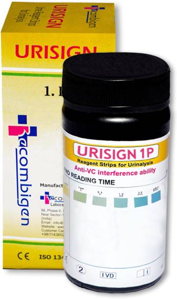 Urisign Urine Test Strip for Protein, Pack of 50 Strip Ph Test Strip