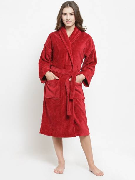 TRIDENT Rio Red Medium Bath Robe