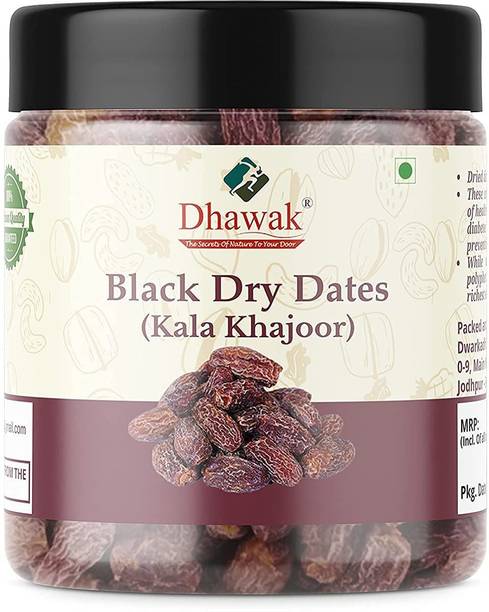 Dhawak Black Khajoor,Dry Black Dates Sukha Khajoor Kala Chuara Khajur Dry Fruit Dates