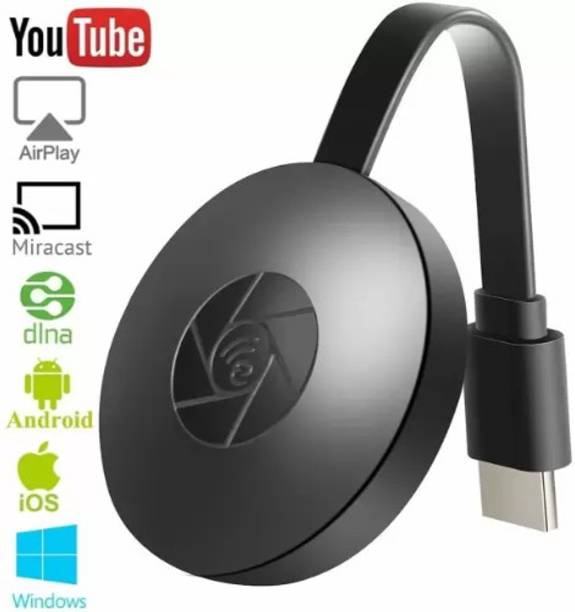 Clairbell WSZ_411P Chrome cast WiFi HDMI Dongle & Wireless Display for TV Media Streaming Device