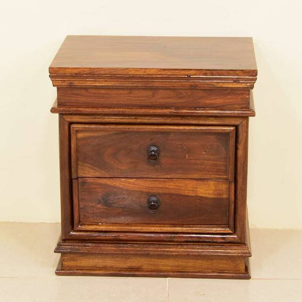 marutiwood Solid Wood Bardi Bed Side Table Solid Wood Corner Table