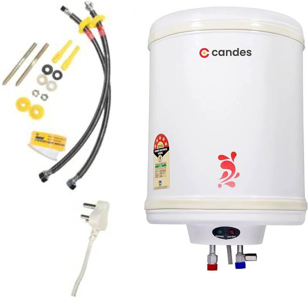 Candes 15 L Storage Water Geyser (15-PERFECTO, Ivory)