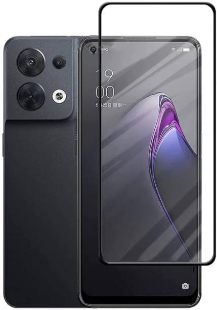 COVER CAPITAL Edge To Edge Tempered Glass for Oppo Reno 8 5G