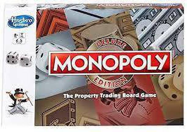 Hasbro Monopoly Deluxe Edition, fantasy Board Game, For friends and Family Board Game Accessories