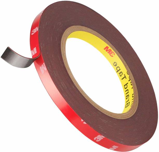 carempire 3M Double Sided Tape Mounting Tape, Adhesive VHB Foam Tape for Home Office Car 12 mm x 10 m Red Reflective Tape