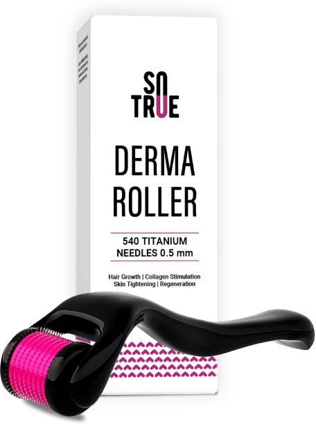 Sotrue Derma Roller For Hair Growth 0.5 mm with 540 Titanium Needles