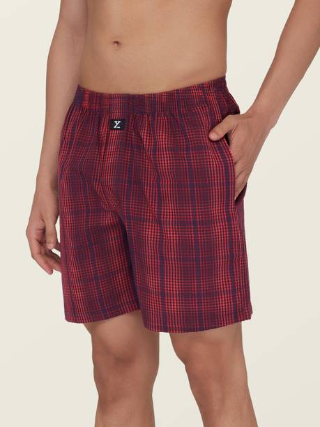 100% Super Combed Cotton Checkmate Checkered Men Boxer