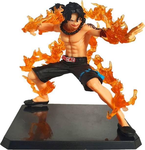 Daiyamondo One piece Portgas D Ace Action Figure with 2...