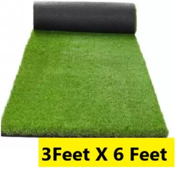 CHETANYA LOOMTEX Green Polypropylene Carpet