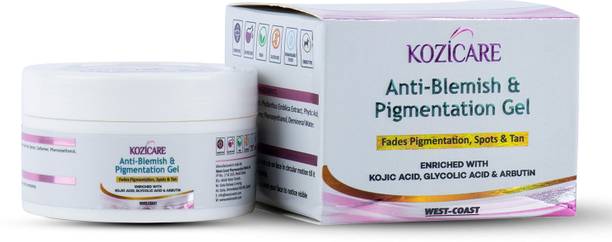 कोज़ीकेयर Anti-Blemish & Pigmentation Gel For Fades, Spots & Tan ? 50gm
