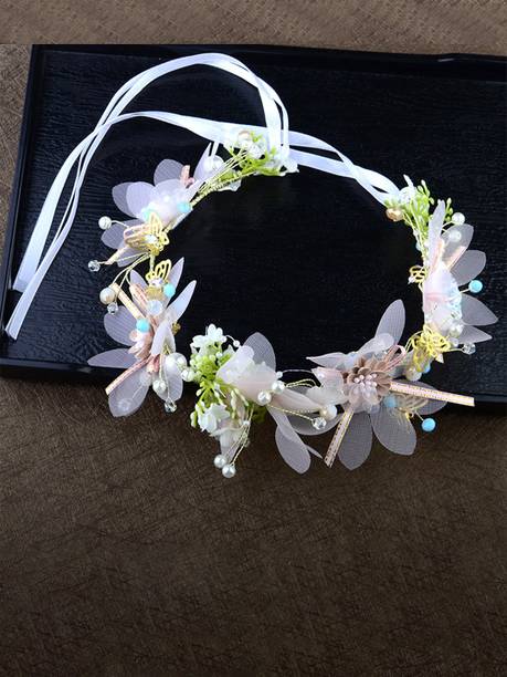 Kairangi Tiara for Women and Girls Floral Hair Vine for Women Bridal Hair Vine Hair Band