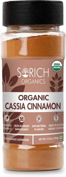 Sorich Organics Cassia Cinnamon Powder, Dalchini Powder for Weight Loss, Cholesterol Control