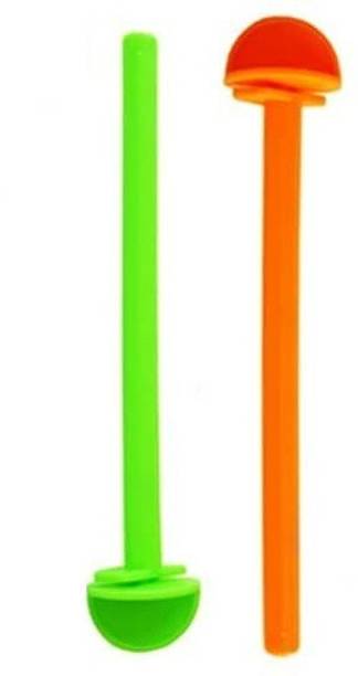 Mr Traders Plastic Bird Cage Standing Perches (Pack of 2) Multicolor (Color May Vary) Bird Play Stand