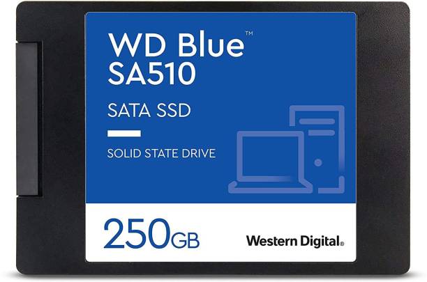 WD Blue™ SA510 2.5" SATA Internal SSD 250 GB Desktop, Laptop Internal Solid State Drive (SSD) (250GB - WDS250G3B0A)