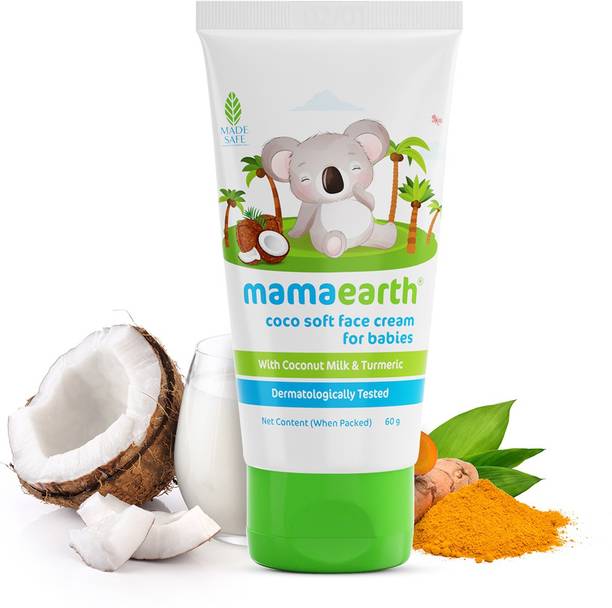 Mamaearth Coco Soft Face Cream With Coconut Milk & Turmeric For Babies