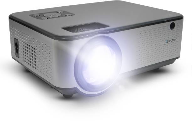 XElectron C9 Plus 1080P Native Resolution Android 9 | 200 inch Screen 4200 lm LED Corded Portable Projector