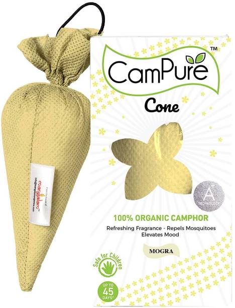 CamPure Cone Air Freshener - Mogra - Pack of 1 Potpourri
