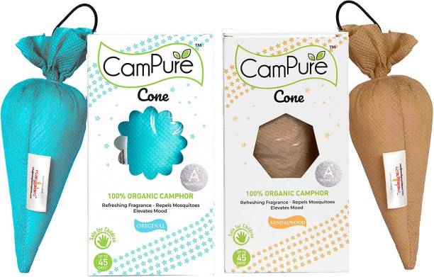 CamPure Cone Original & Sandalwood - Pack of 2 Potpourri