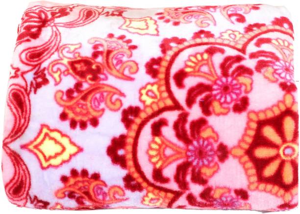 MFI Printed Double Mink Blanket for  Heavy Winter