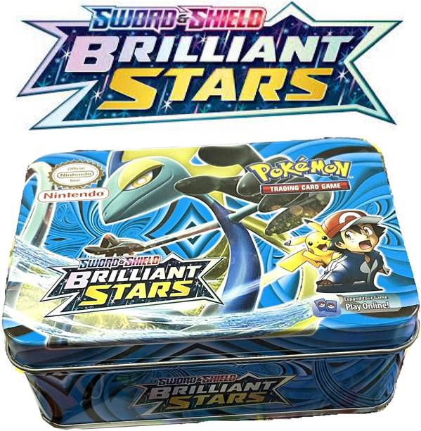 Bestie Toys Pokemon Card Game Cards in Metal Box