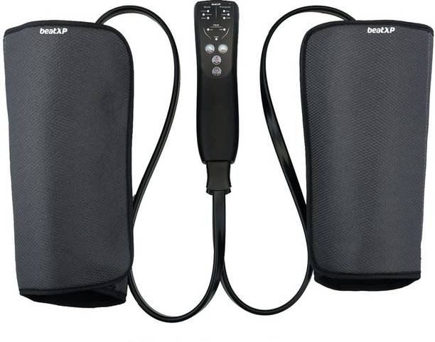 beatXP AirStream Air Compression Leg & Arm Massager with Remote | Leg, Calf Sequential Compression Device for Pain Relief Massager